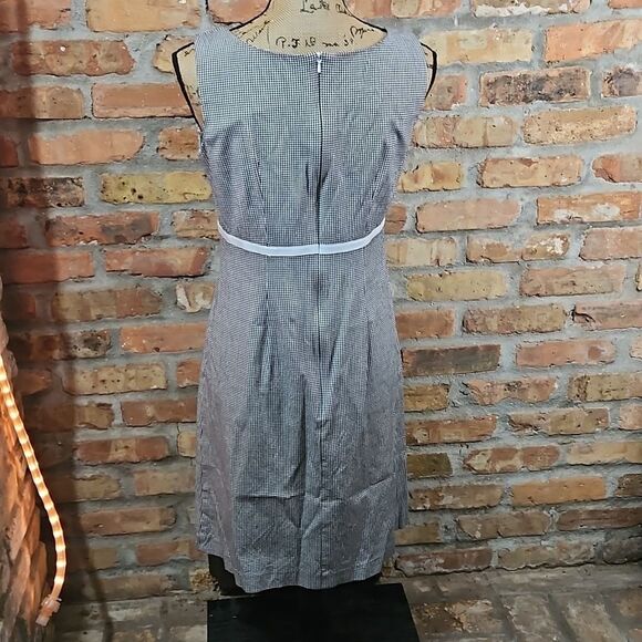 Tyler Boe Black & White Gingham A Line dress size 6 - Picture 6 of 11